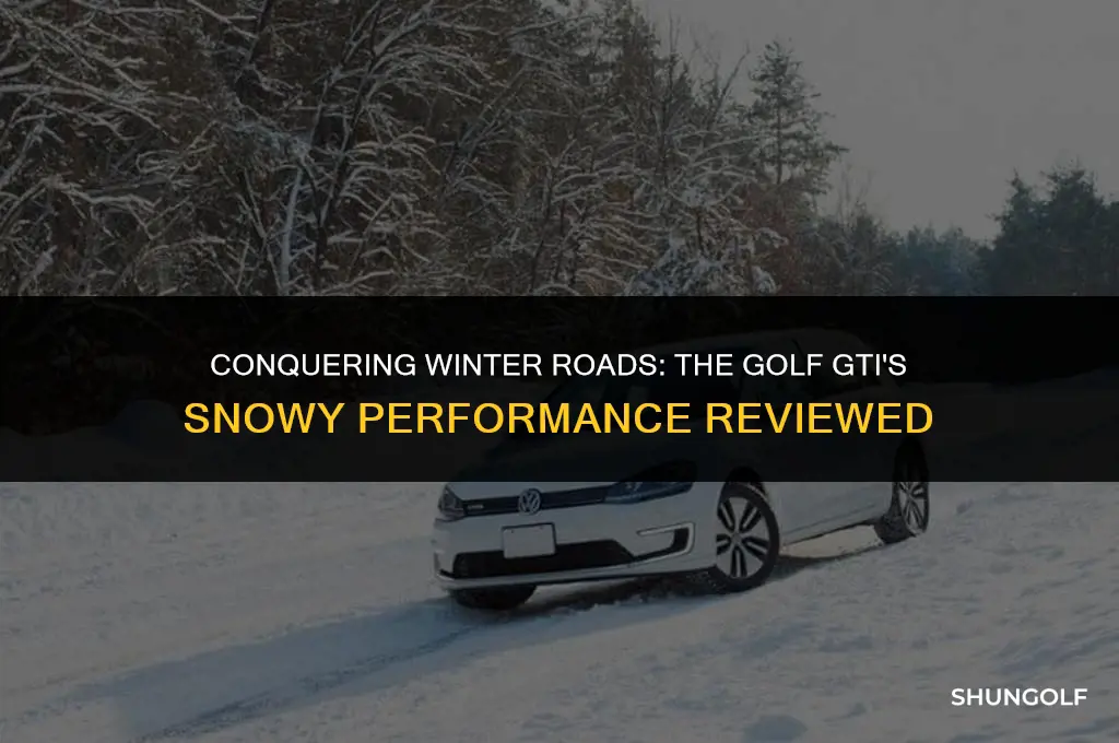 is golf gti good in snow