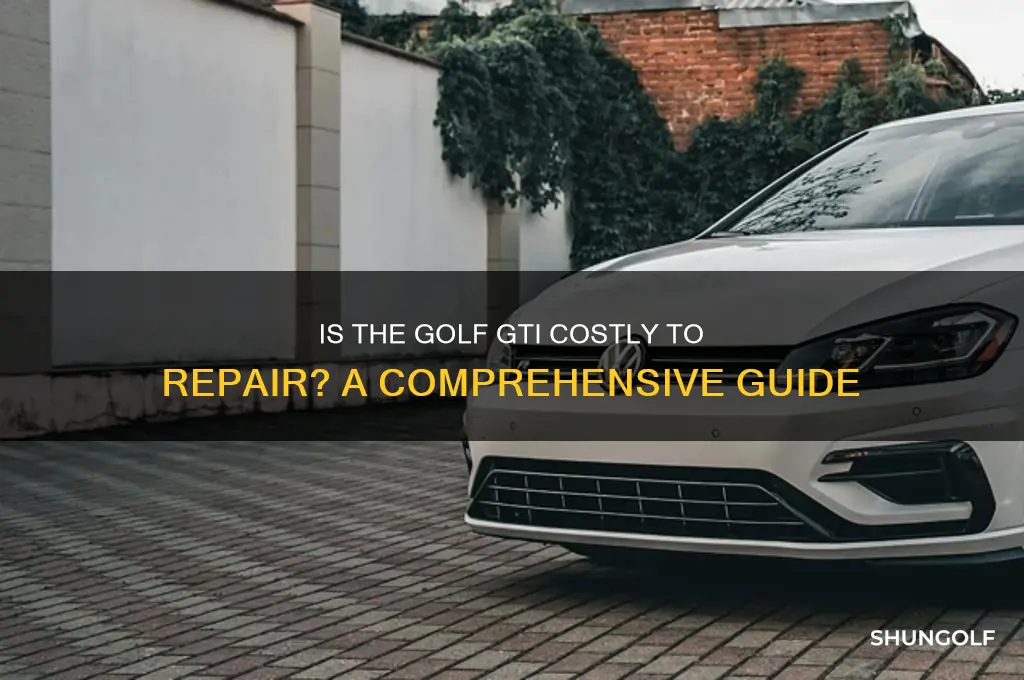 is golf gti is spensive to fix
