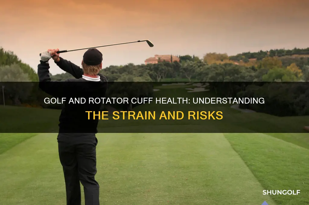 is golf hard on your rotator cuff
