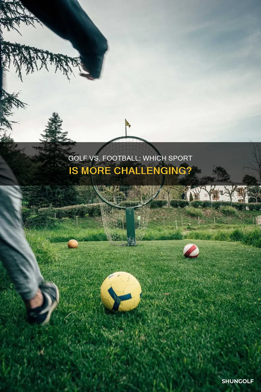 is golf harder than football