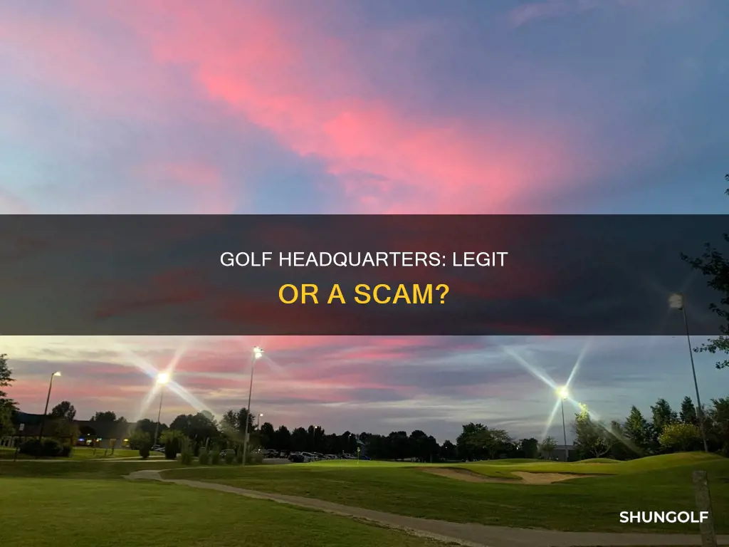 is golf headquarters legit