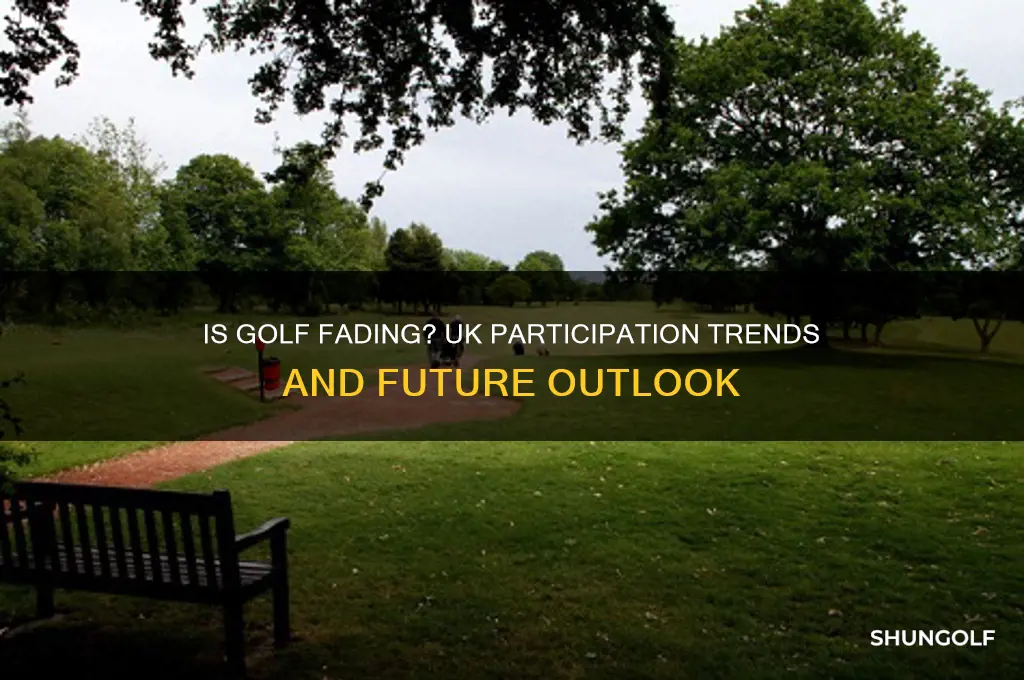 is golf in decline in the uk