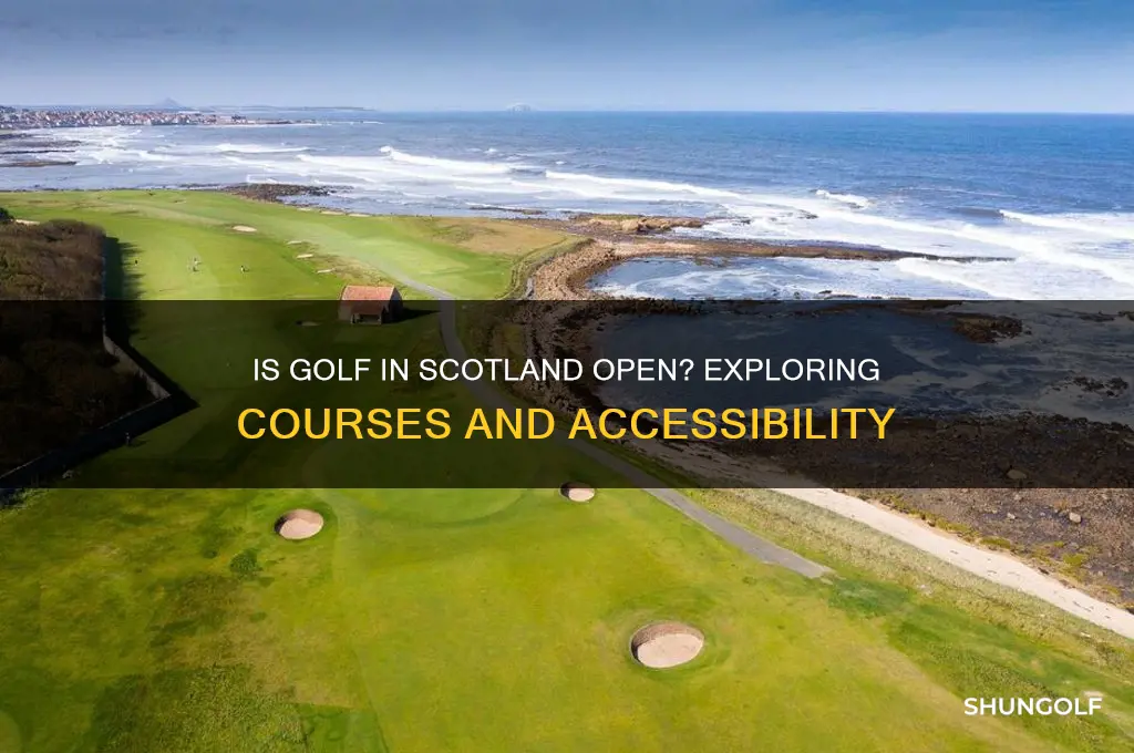 is golf in scotland open