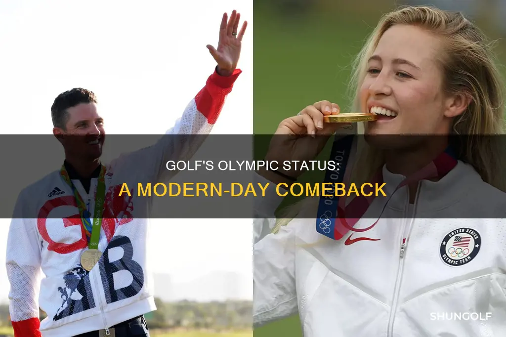 is golf in the olympics