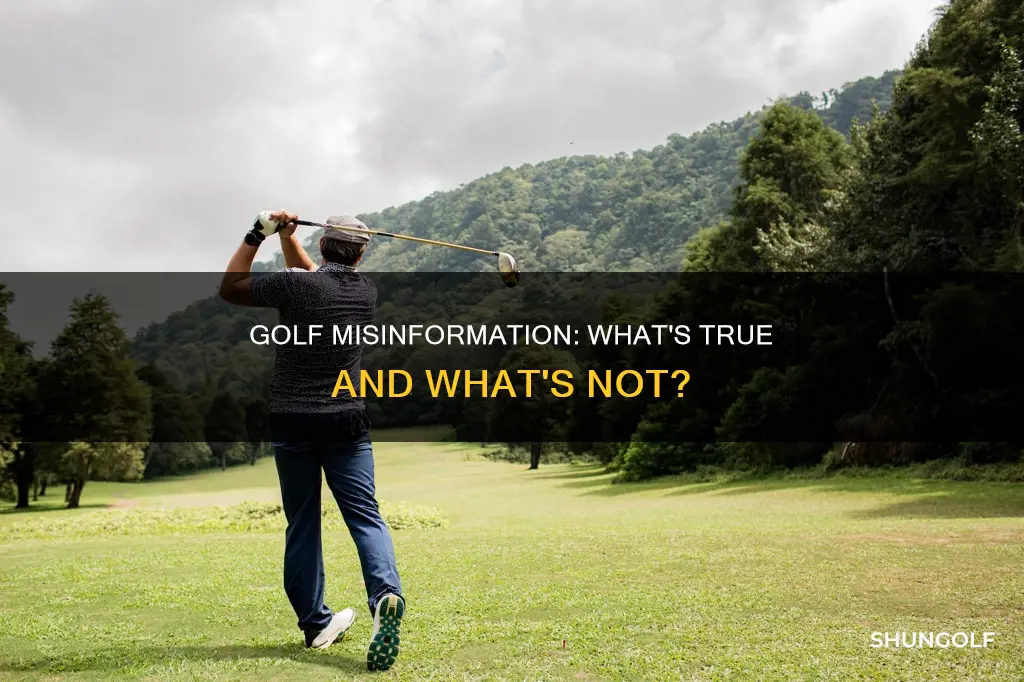 is golf information generally incorrect