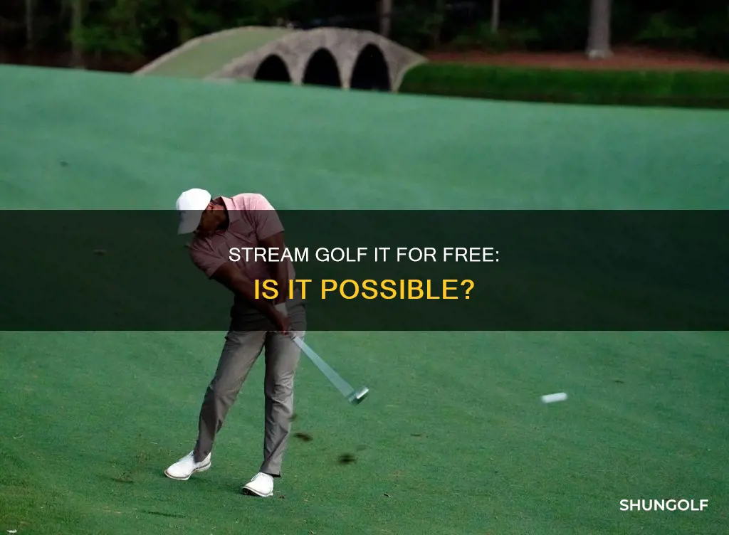 is golf it free on stream
