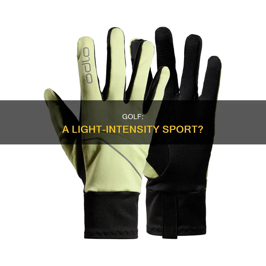 is golf light intensity