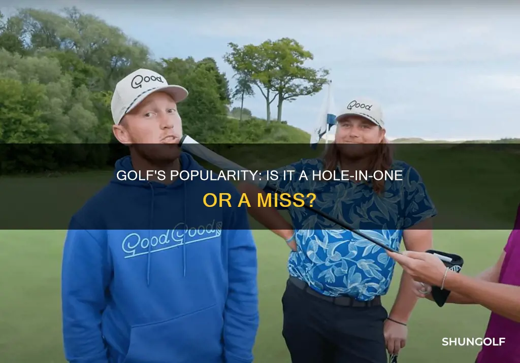 is golf losing popularity