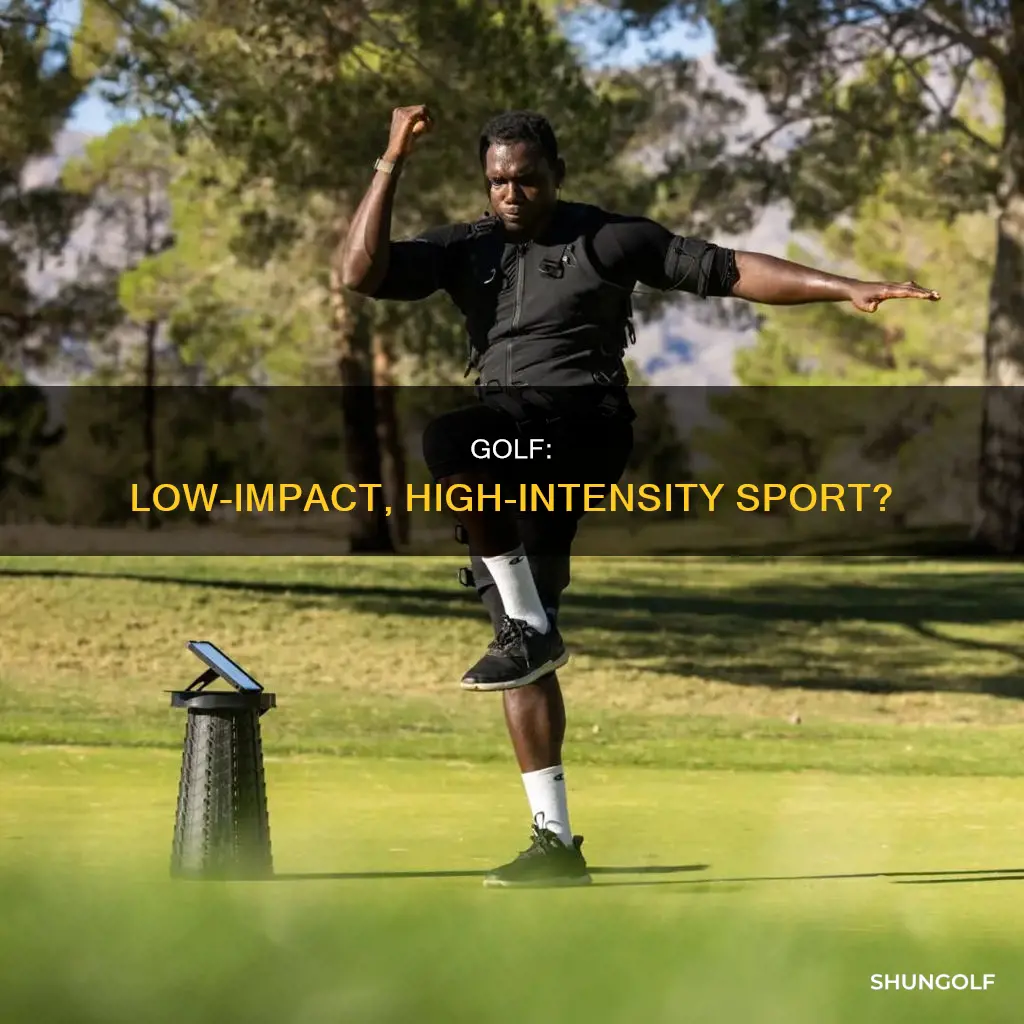 is golf low impact