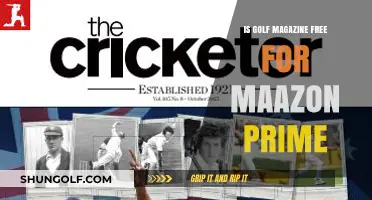 Is Golf Magazine Free with Amazon Prime? A Quick Guide