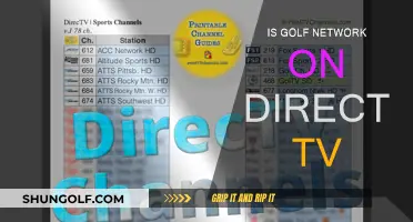 Golf Channel Availability on Direct TV