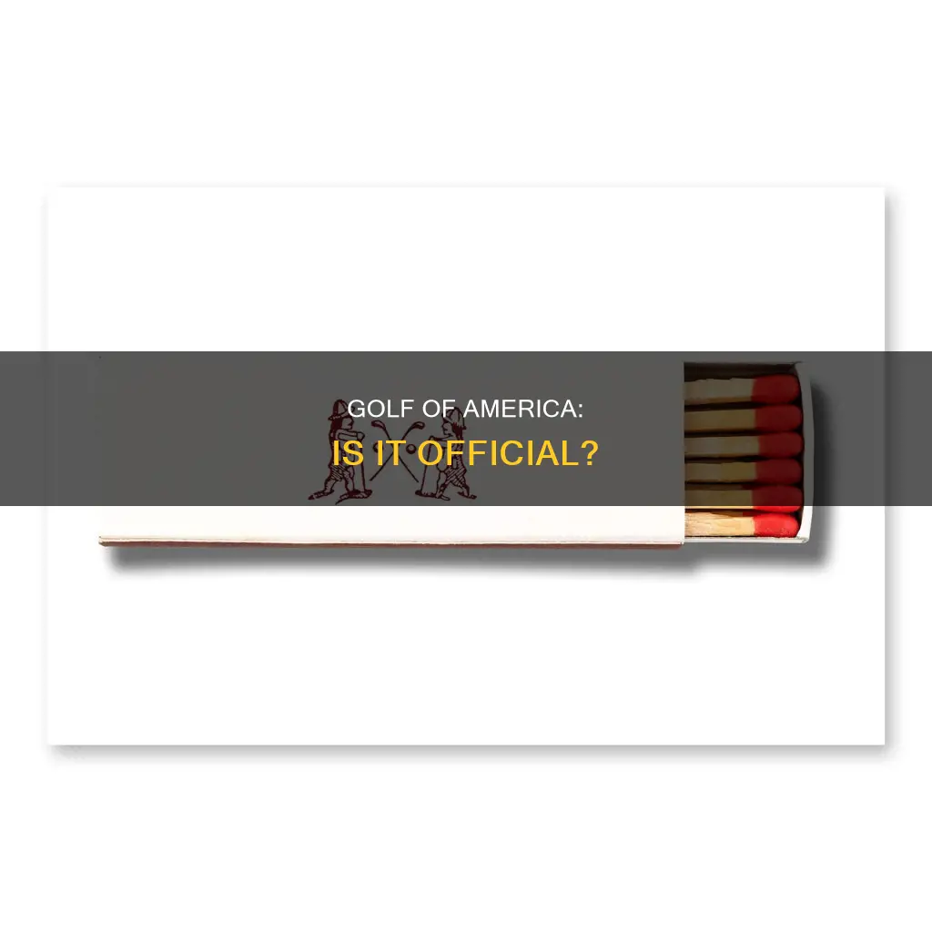 is golf of america official