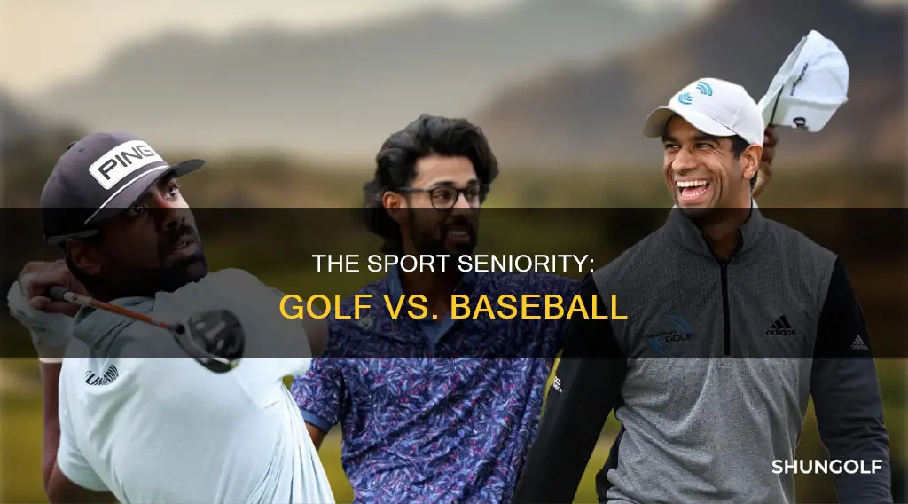 is golf older than baseball