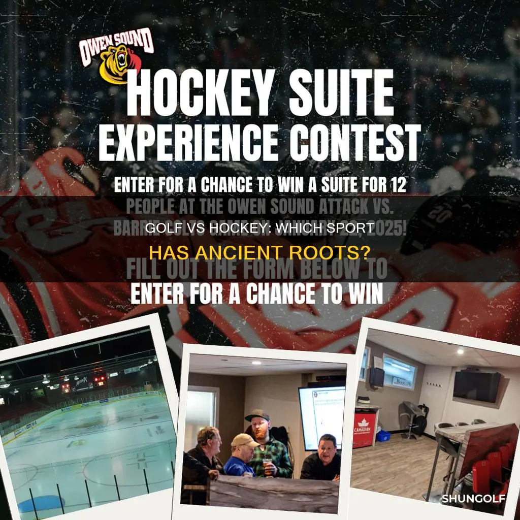 is golf older than hockey