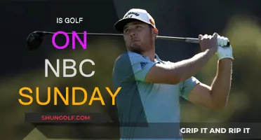 Golf Fans! Tune in to NBC Sunday for Live Action
