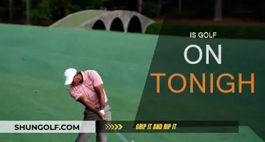 Golf TV Schedule: What to Watch Tonight