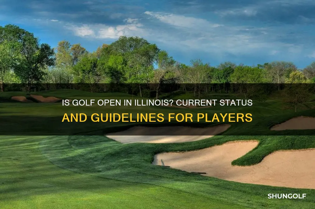 is golf open in illinois