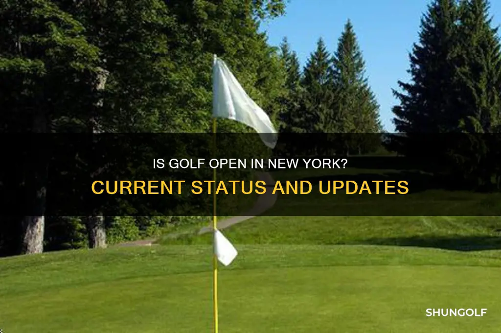 is golf open in new york