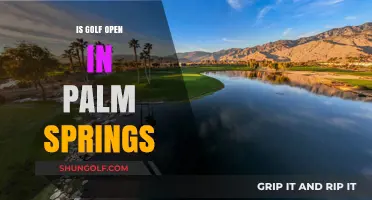 Is Golf Open in Palm Springs? Current Course Status and Updates