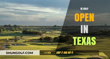 Is Golf Open in Texas? Current Course Status and Updates