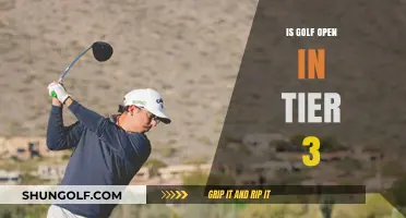 Golf in Tier 3: Open or Closed? What You Need to Know