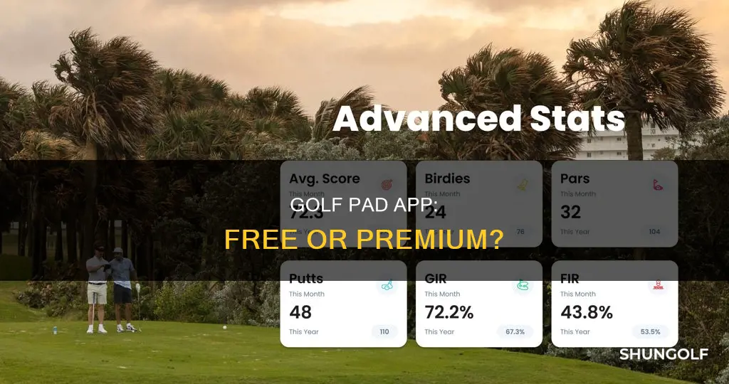 is golf pad app free