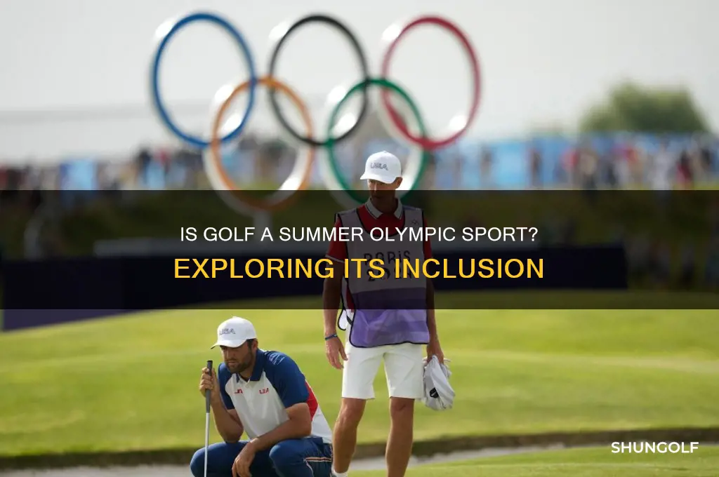is golf part of the summer olympics