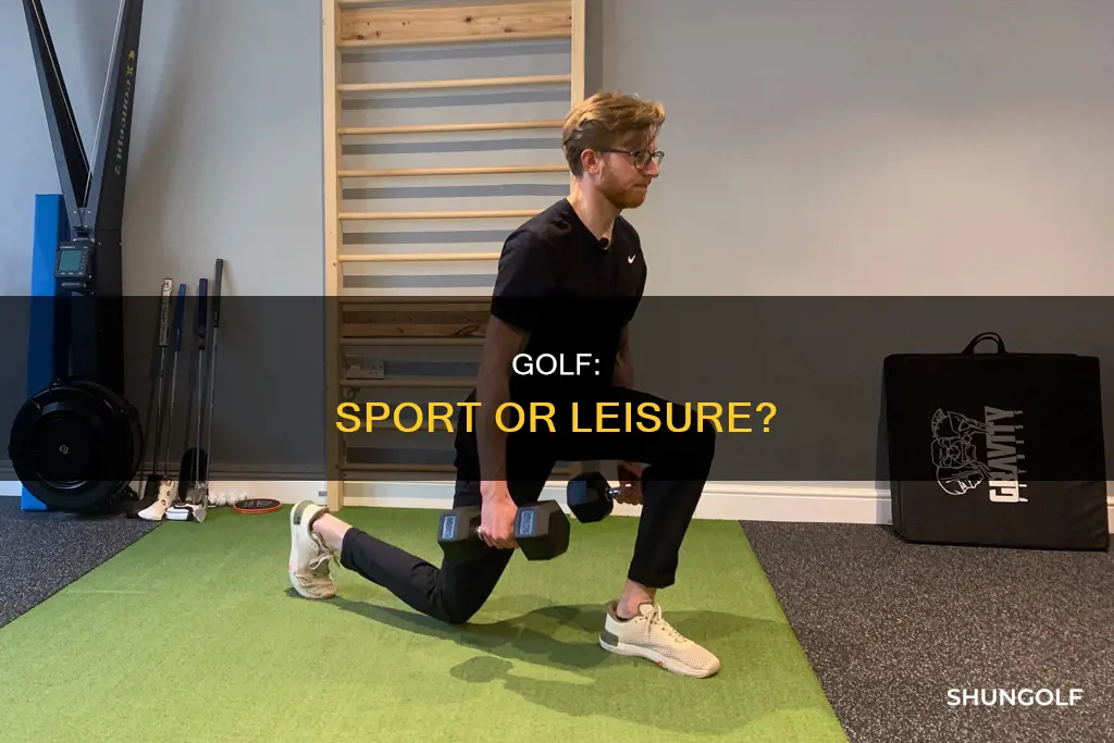 is golf physical activity