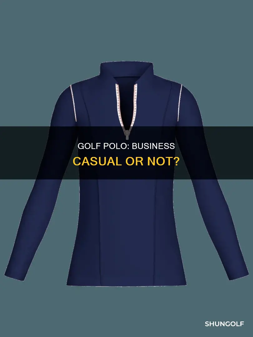 is golf polo business casual