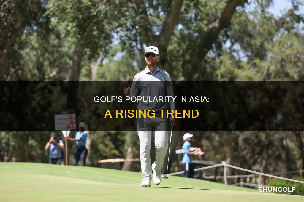 is golf popular in asia