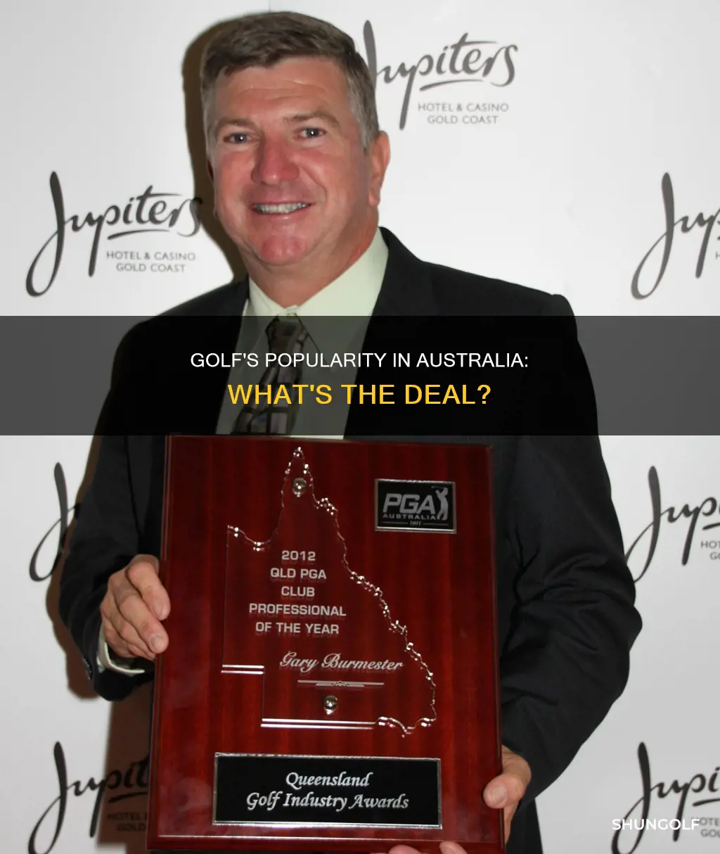 is golf popular in australia