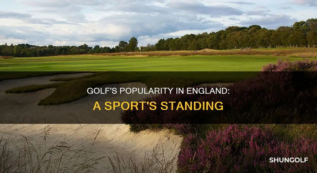 is golf popular in england
