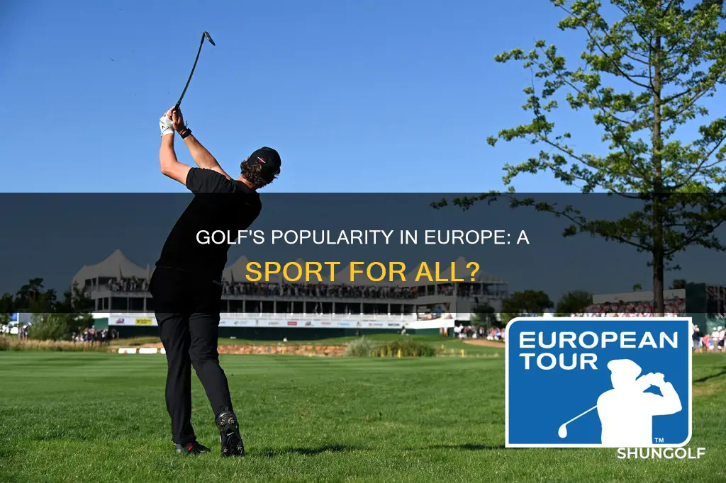 is golf popular in europe
