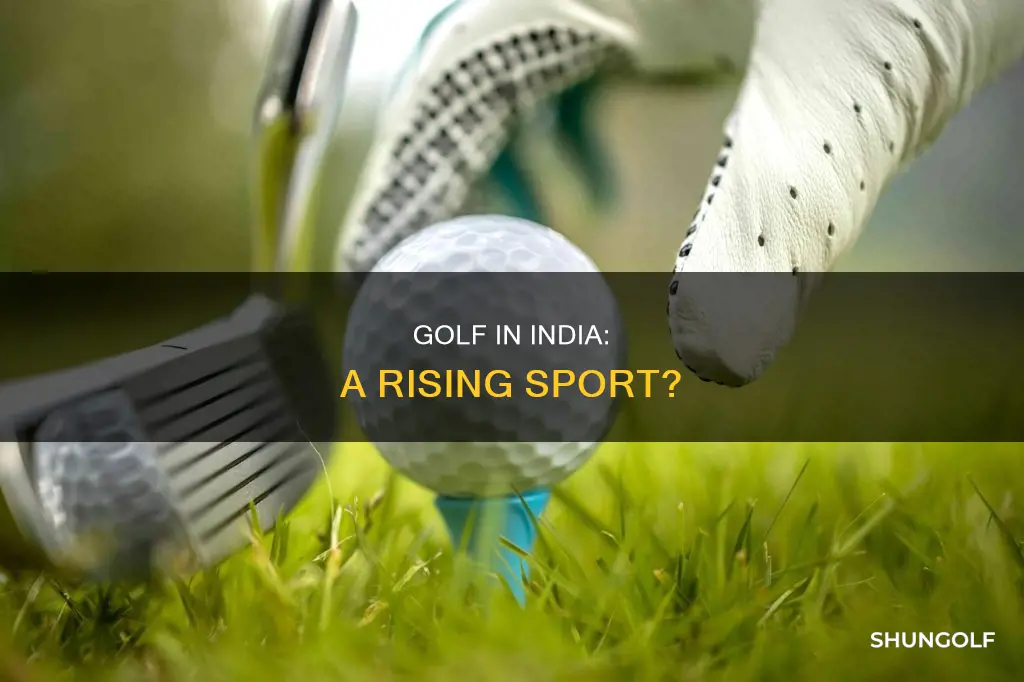 is golf popular in india