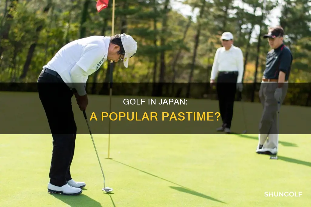 is golf popular in japan