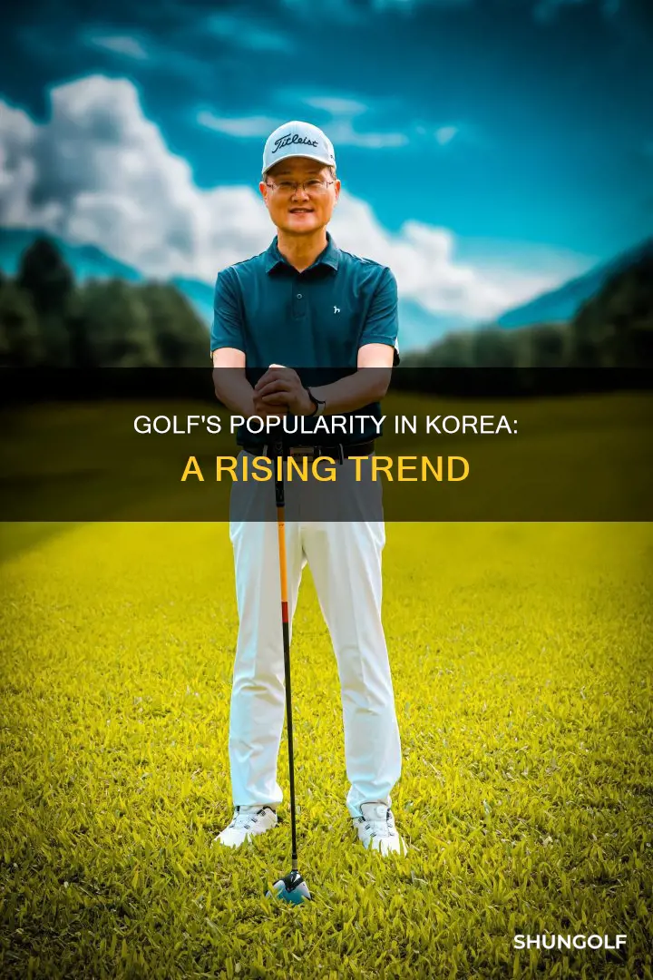 is golf popular in korea