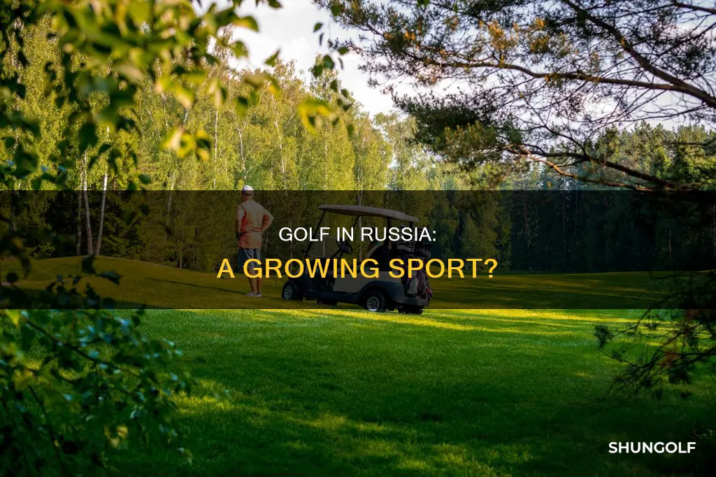 is golf popular in russia