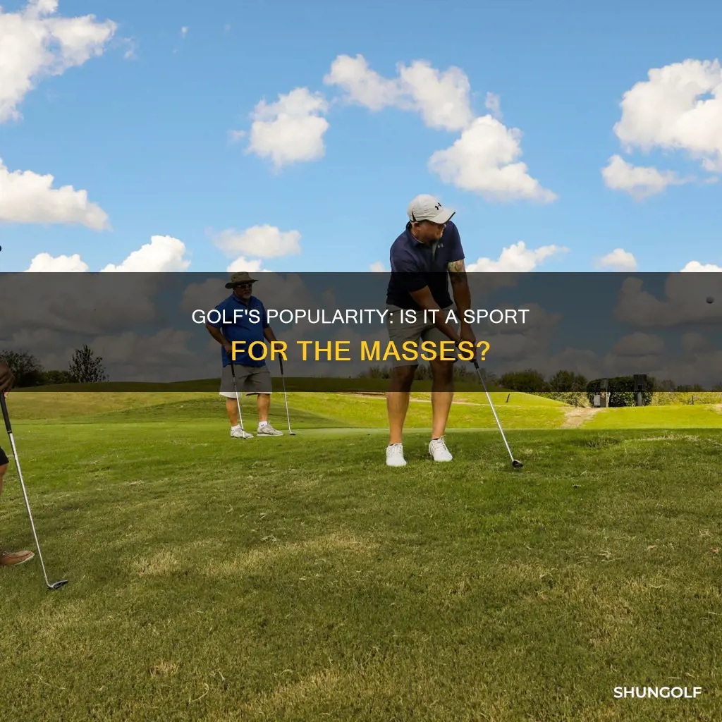 is golf popular
