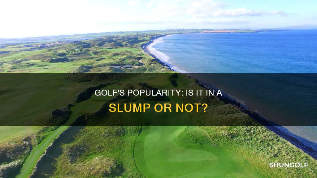 is golf popularity declining
