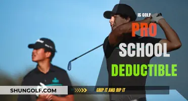 Golf Pro School: Tax Write-off or Expense?