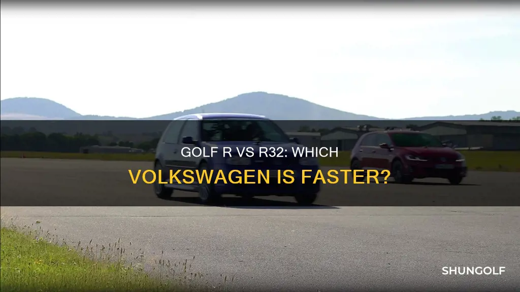 is golf r faster than r32