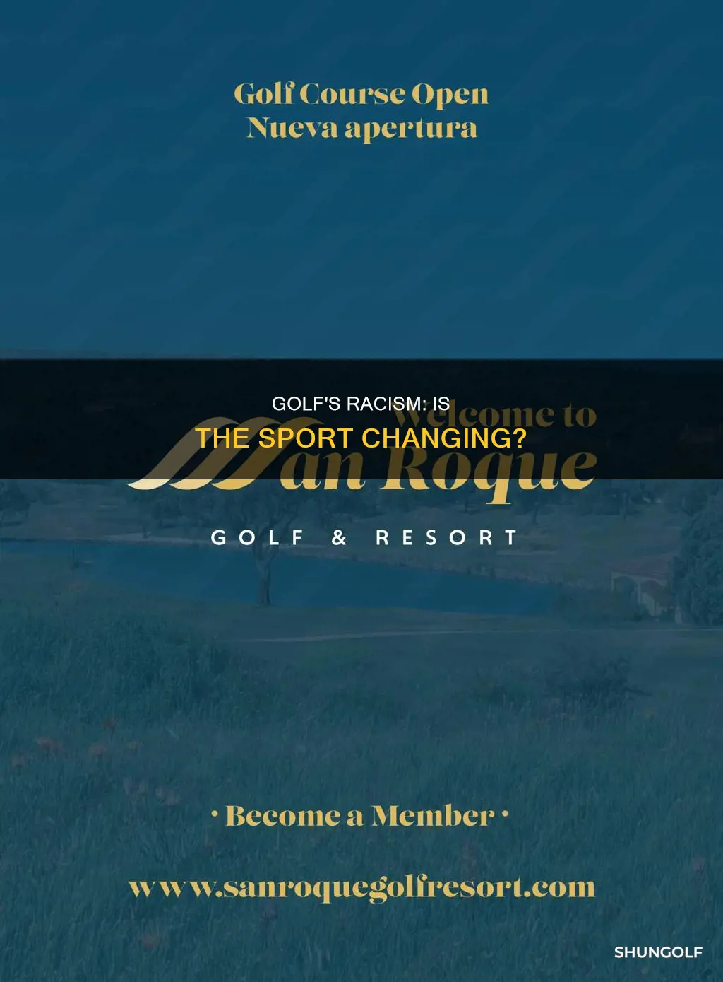 is golf racist
