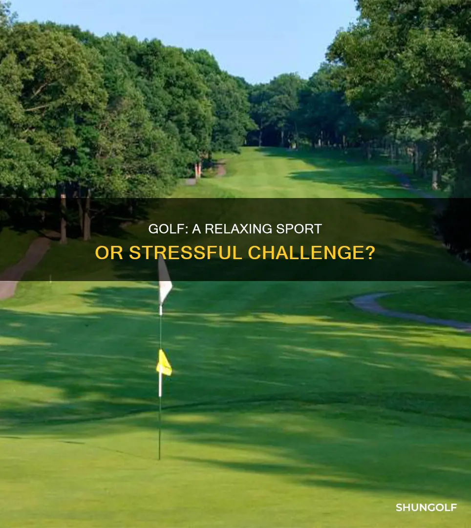 is golf relaxing