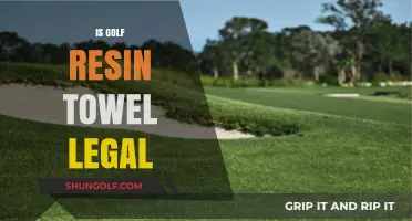 Golf Resin Towel: Legal or Not?