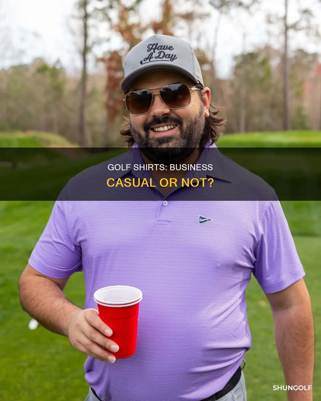 is golf shirt business casual