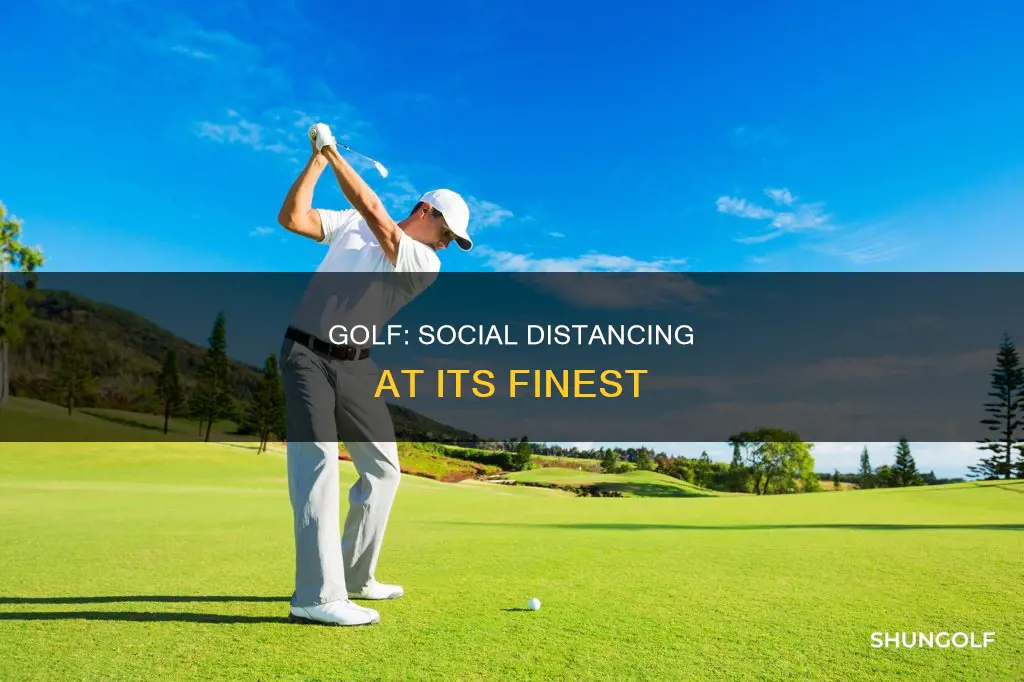 is golf social distancing