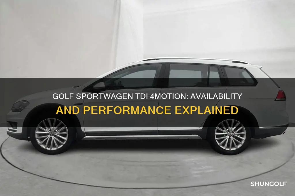 is golf sportwagen tdi available with 4motion