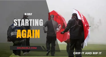 Teeing Off Again: The Return of Golf Tournaments Post-Hiatus