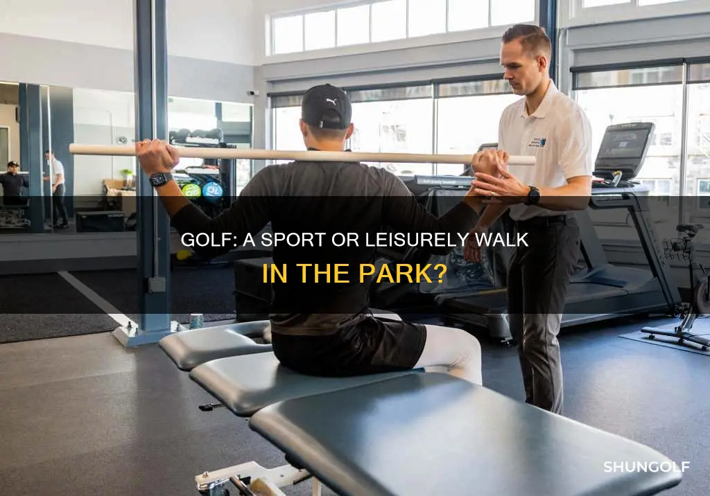 is golf strenuous