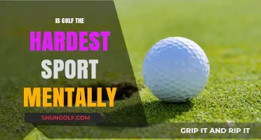Golf: The Ultimate Mental Challenge?